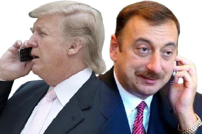 İlham Əliyev Donald Trampla danışıb