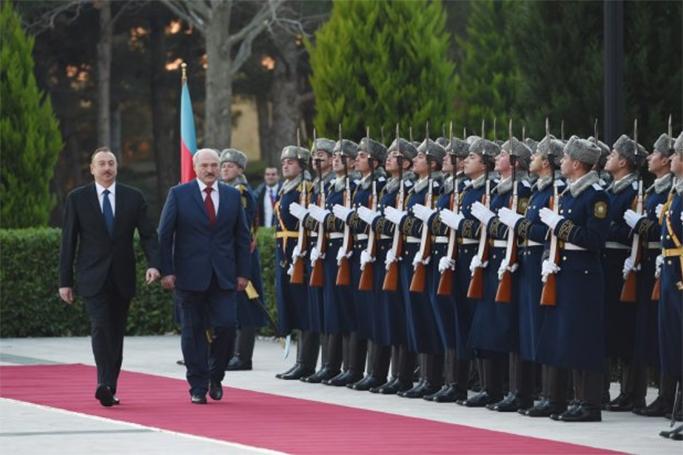 Lukaşenko Azərbaycandadır