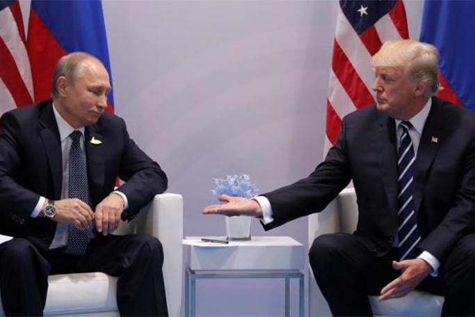 Trampla Putinin ikinci görüşdə 1 saata yaxın danışdığı iddia olunur