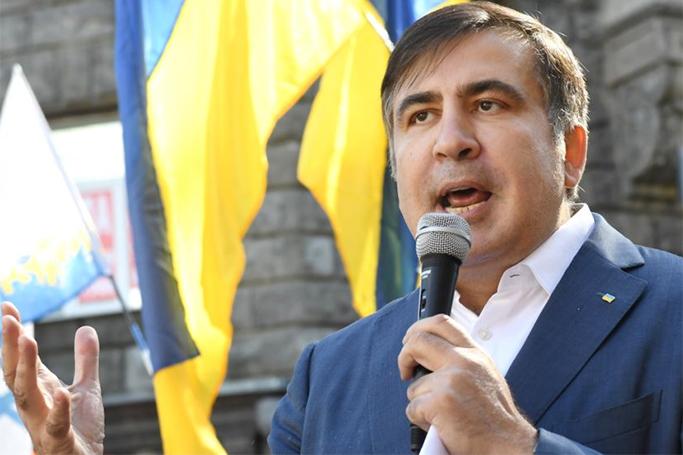 Saakaşvili Odessa sakinləri ilə görüşüb