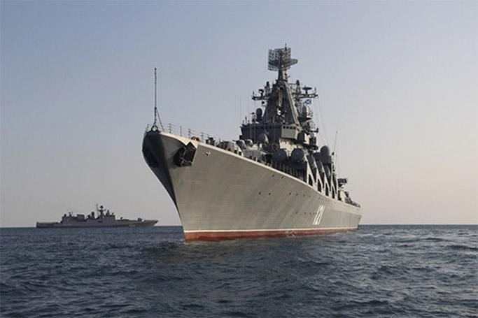 “Moskva” batdı