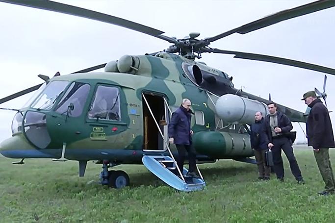 Putinin helikopterinə PUA hücumu