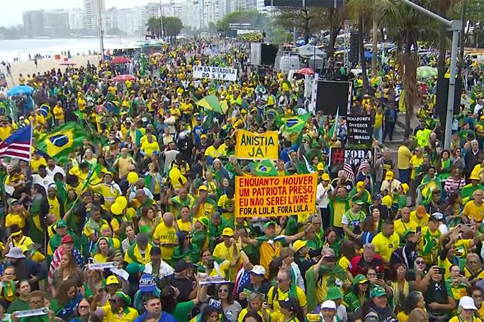 Braziliyada aksiyalar