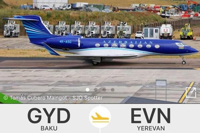 ... AZAL-ın təyyarəsi İrəvana endi