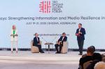 3-cü Şuşa Qlobal Media Forumunda təkbətək görüş