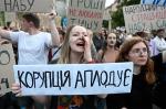 Ukraynada korrupsiyaya qarşı mübarizə protestosu